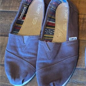 TOMS Men's Chocolate Canvas Slip-Ons